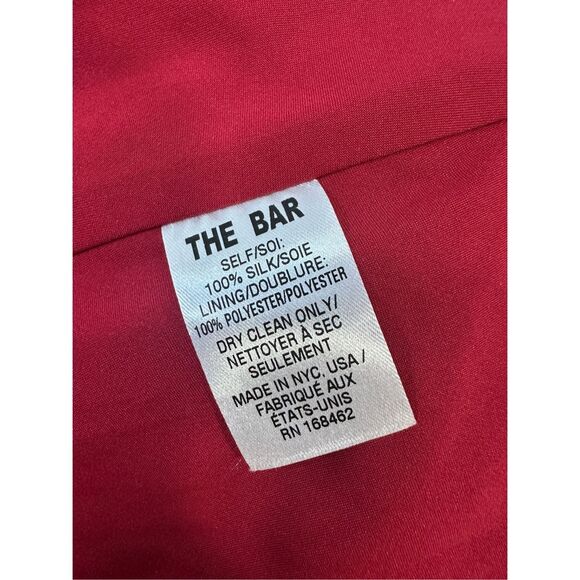 The Bar Grayson Rosette Halter Gown Chianti Size 8 $568 - Picture 9 of 10